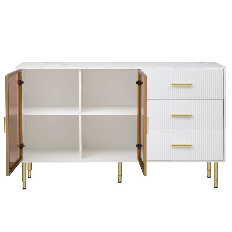 Modern Sideboard MDF Buffet Cabinet