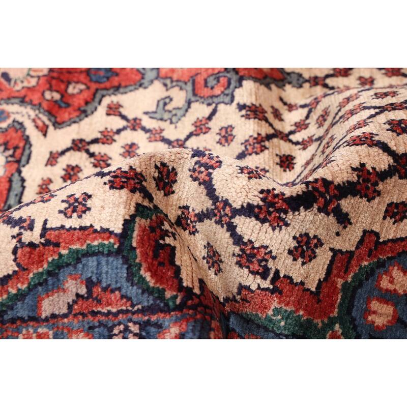 ECARPETGALLERY Hand-knotted Anatolian Vintage Beige Wool Rug - 4'10 x 9'7