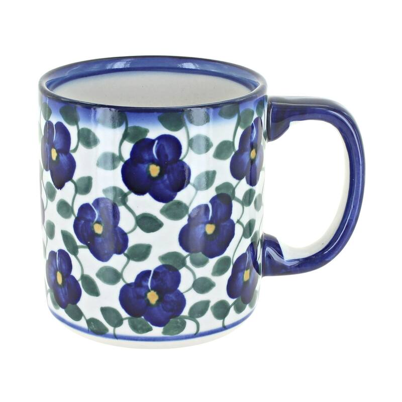 Blue Rose Polish Pottery WR Unikat Mug