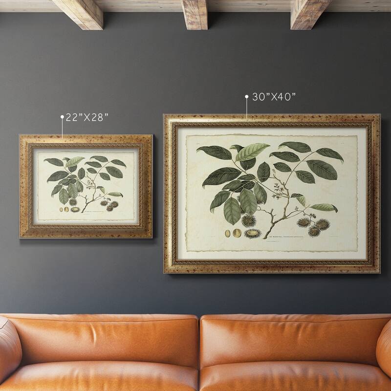 Delicate Botanical III Premium Framed Canvas- Ready to Hang