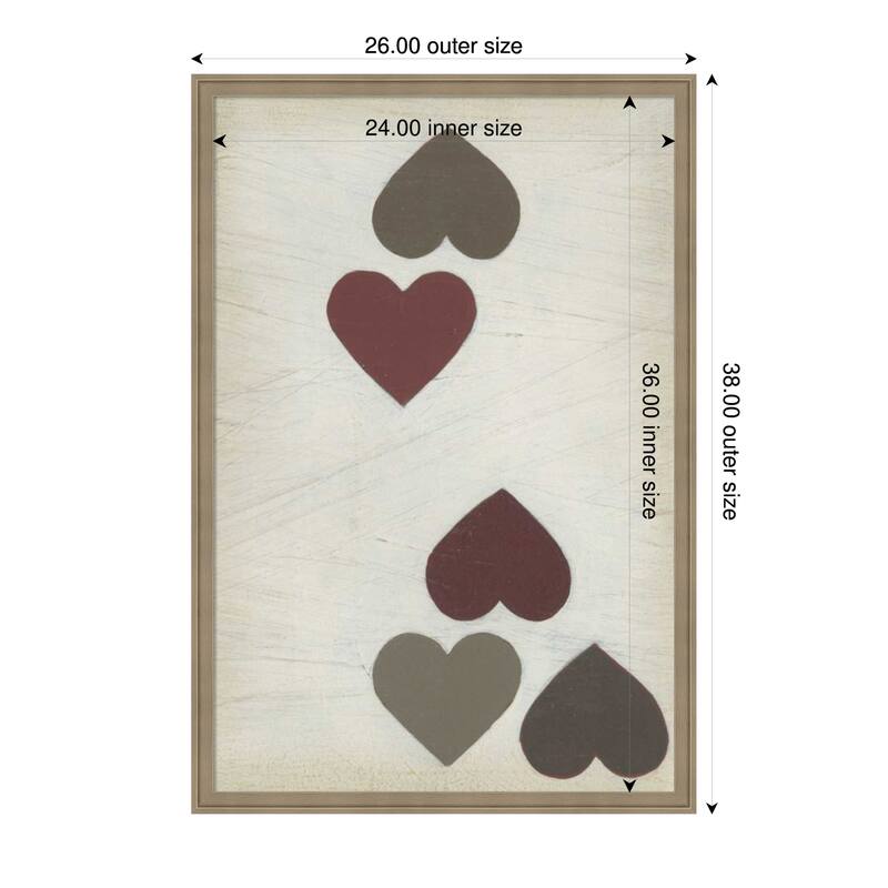 Amanti Art Framed Fabric Pinboard Fun and Games IV by June Erica Vess Printed Bulletin Board - Board Size 24 x 36