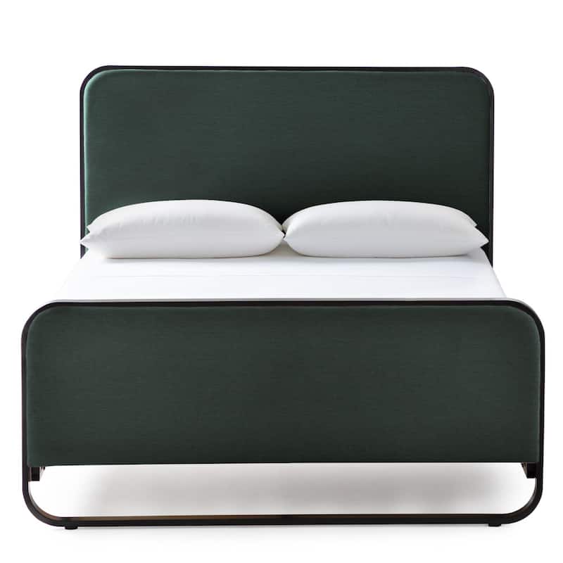 New Heights Godfrey Metal and Upholstered Bed