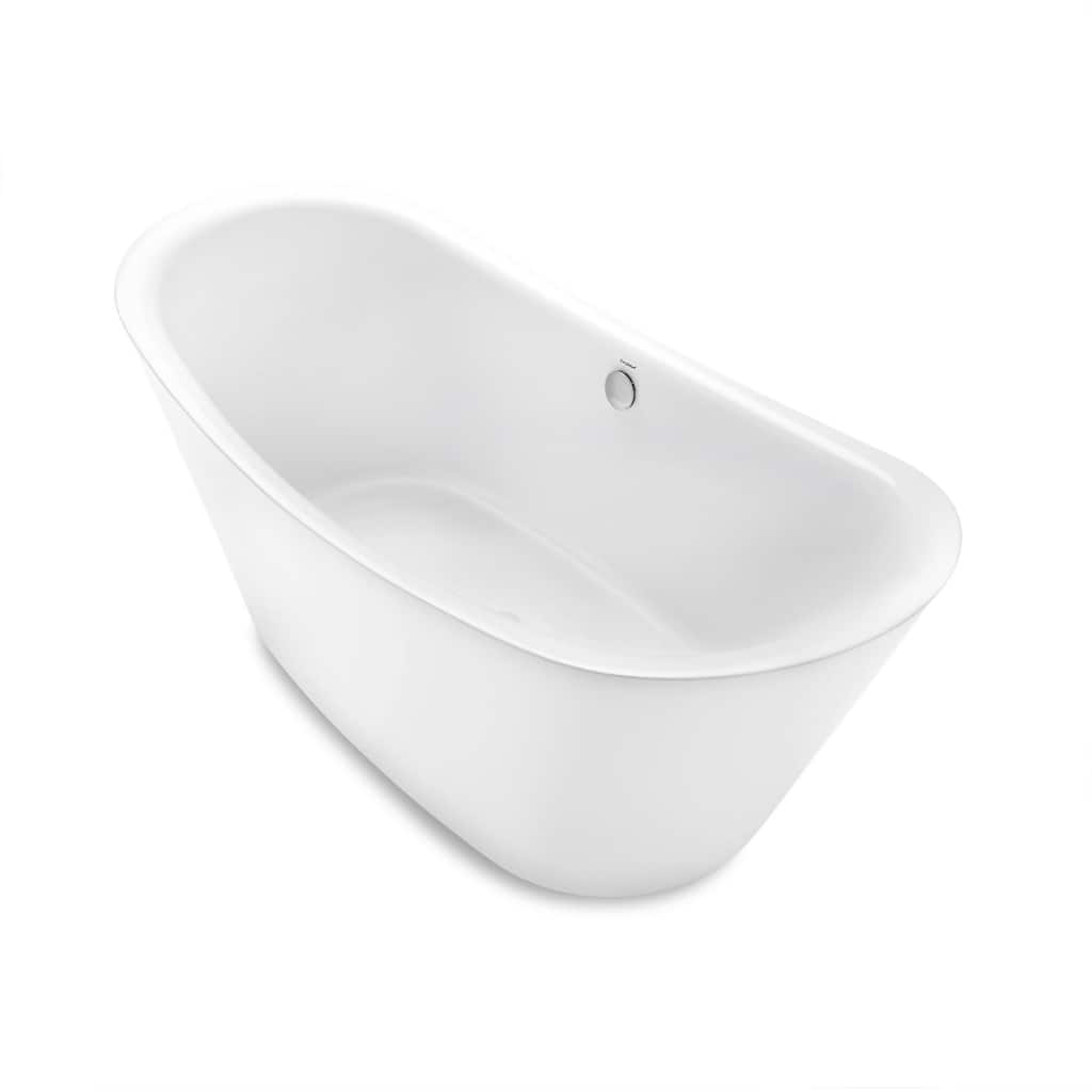 Swiss Madison Ivy 67" Free Standing Acrylic Tub with Center Drain and