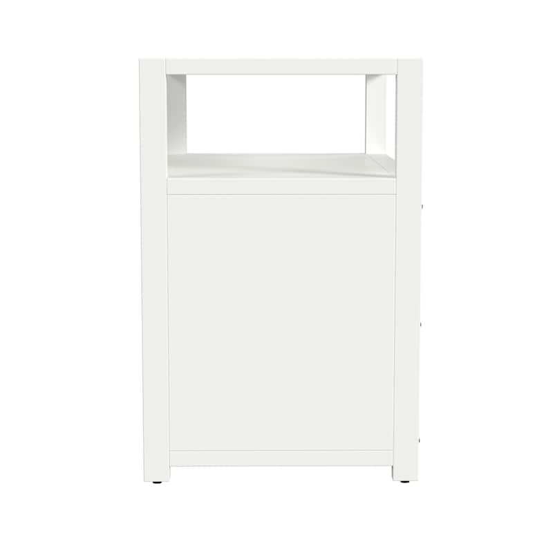 Lark 2-Drawer Wide Nightstand