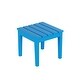 preview thumbnail 27 of 55, Shoreside 18" Modern Poly Eco-Friendly All Weather Side Table Pacific Blue