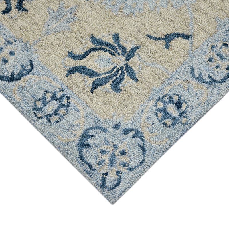 Romesha Newburg Hand-Hooked Wool Area Rug