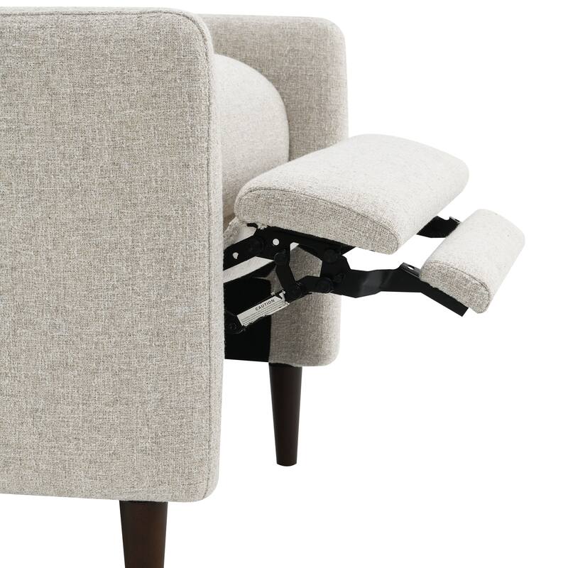 Furniture of America Selric Modern 31-inch Upholstered Push Back Recliner