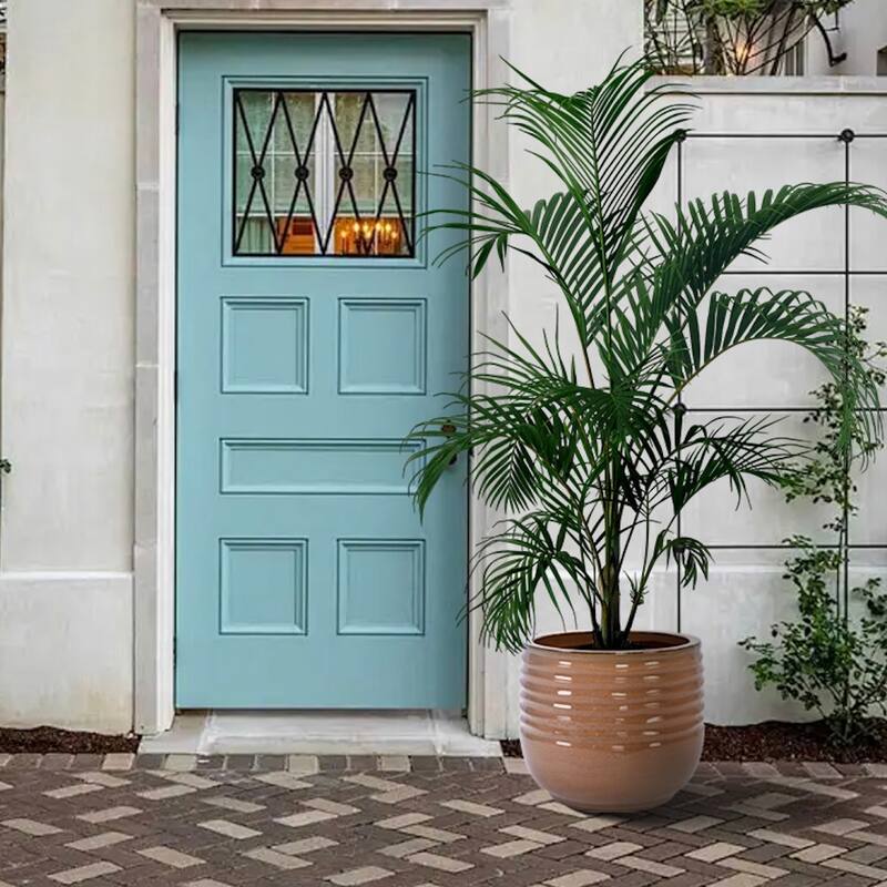 Indoor-Outdoor Handmade Ceramic Planter Set for Succulents and Cacti