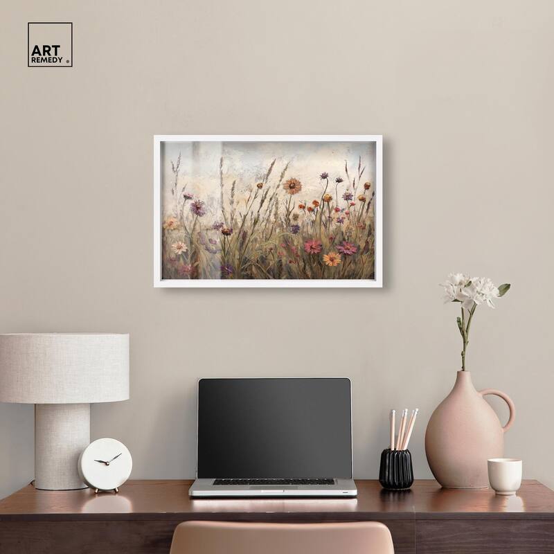 Vintage Blooms II Shadowbox by Art Remedy