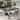 Outdoor Patio Rectangle Aluminum Dining Table with Umbrella Hole
