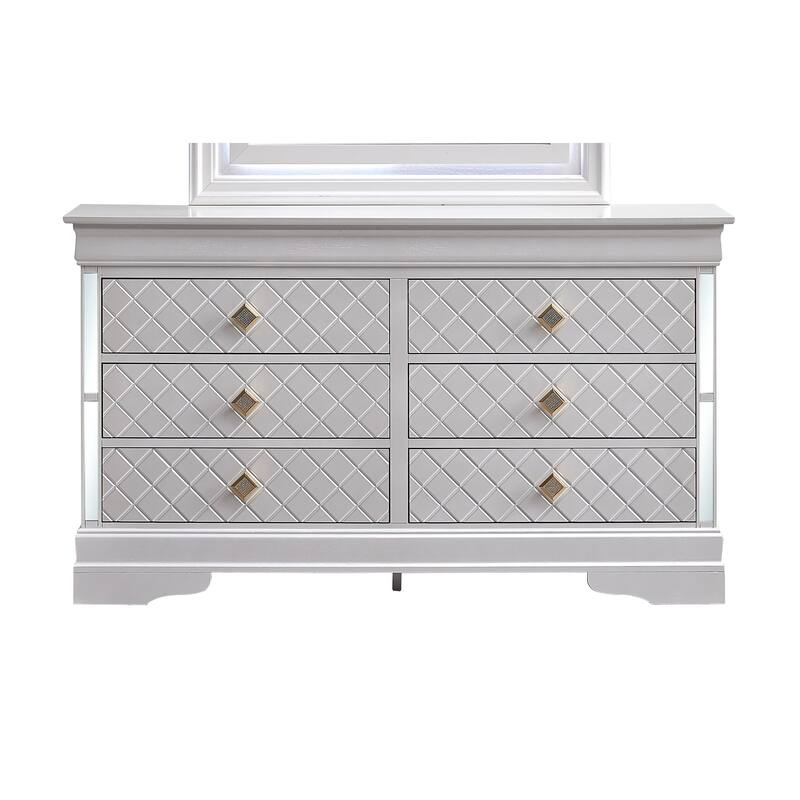 Glory Furniture Naples G6735-D Dresser Pearl