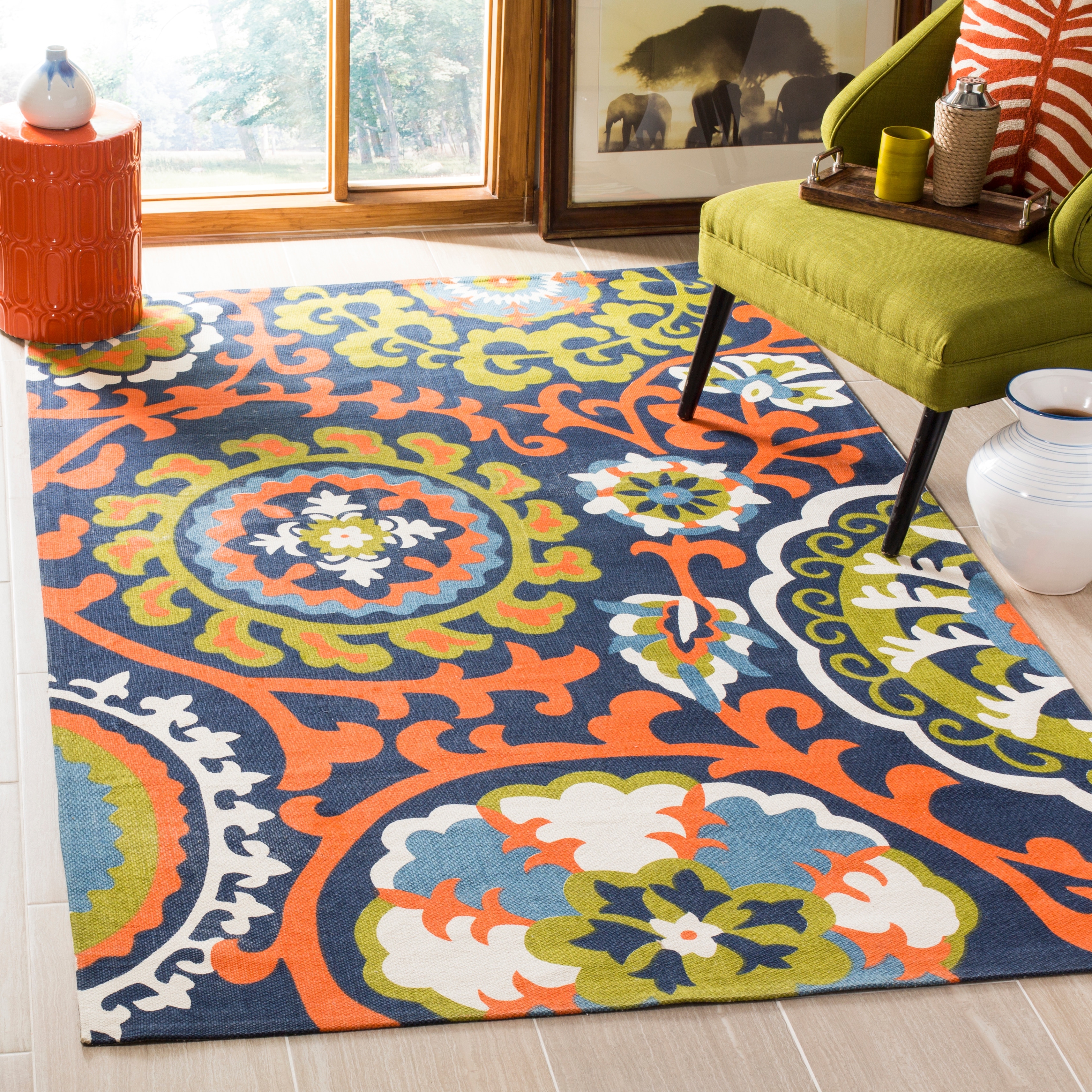 SAFAVIEH Handmade Cedar Brook Vassie Modern Cotton Rug