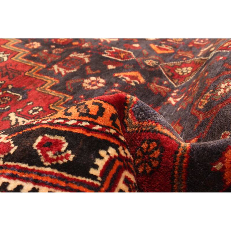 ECARPETGALLERY Hand-knotted Andelz Dark Grey Wool Rug - 4'3 x 6'5