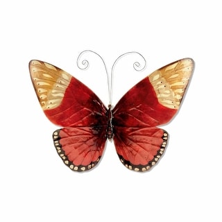 Butterfly Wall Decor Red