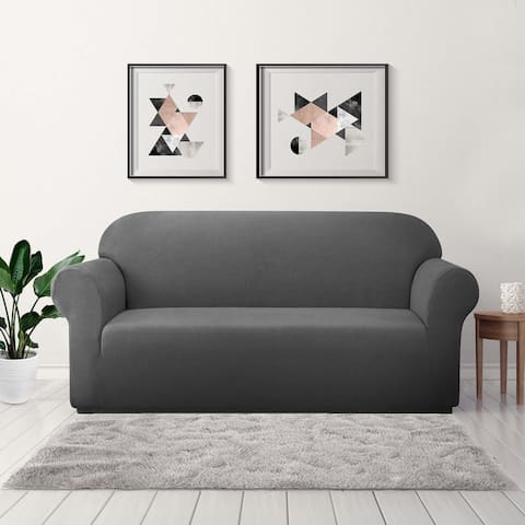 Subrtex Stretch 1-piece Spandex Sofa Slipcover Furniture Protector
