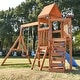 preview thumbnail 4 of 12, Toddlers Solid Wood Playground Playset Swing Set for Outdoor