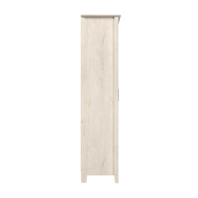 Key West Tall Storage Cabinet with Doors and Shelves by Bush Furniture