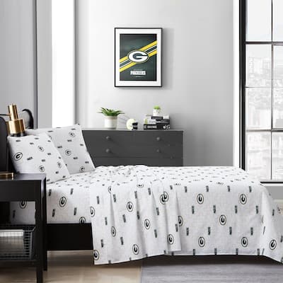 Green Bay Packers NFL Licensed "Scatter" Sheet Set