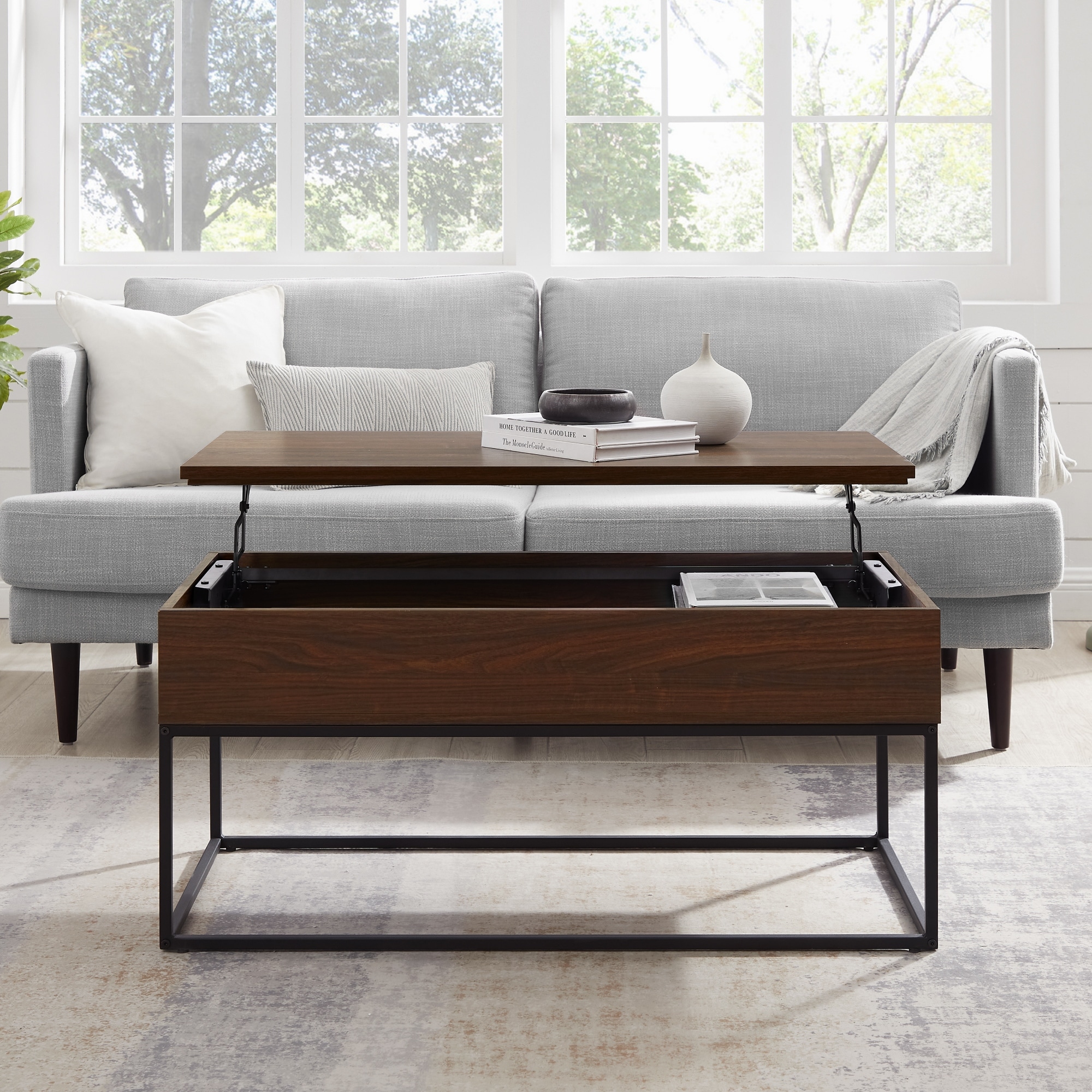 WoodPod Modern Lift Top Coffee Table, with Pop-Up Nepal | Ubuy