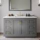 Option Dark Gray / Giotto Quartz Top / Brushed Gold