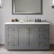 Option Dark Gray / Giotto Quartz Top / Brushed Gold