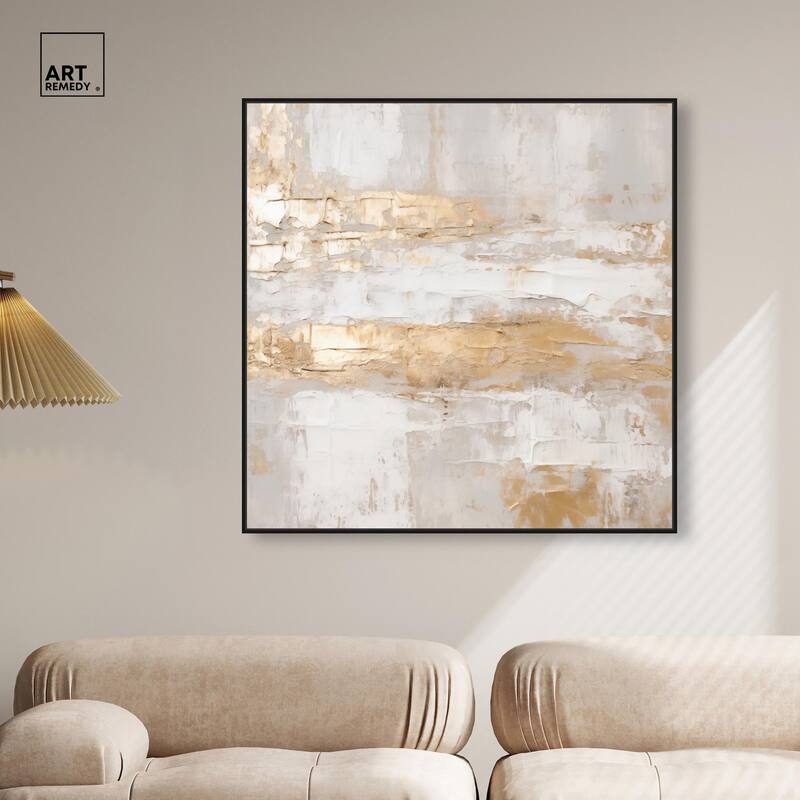 Melted Goldscape I Canvas by Art Remedy