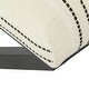 preview thumbnail 13 of 53, Porch & Den Boucher Modern Metal X-base Square Ottoman