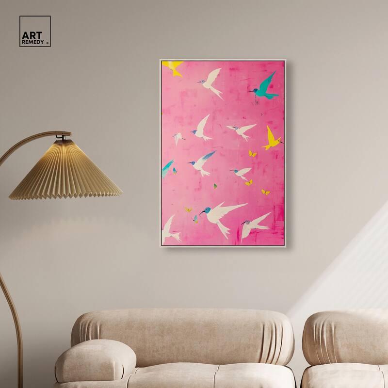 Soaring Sorbet Canvas by Art Remedy