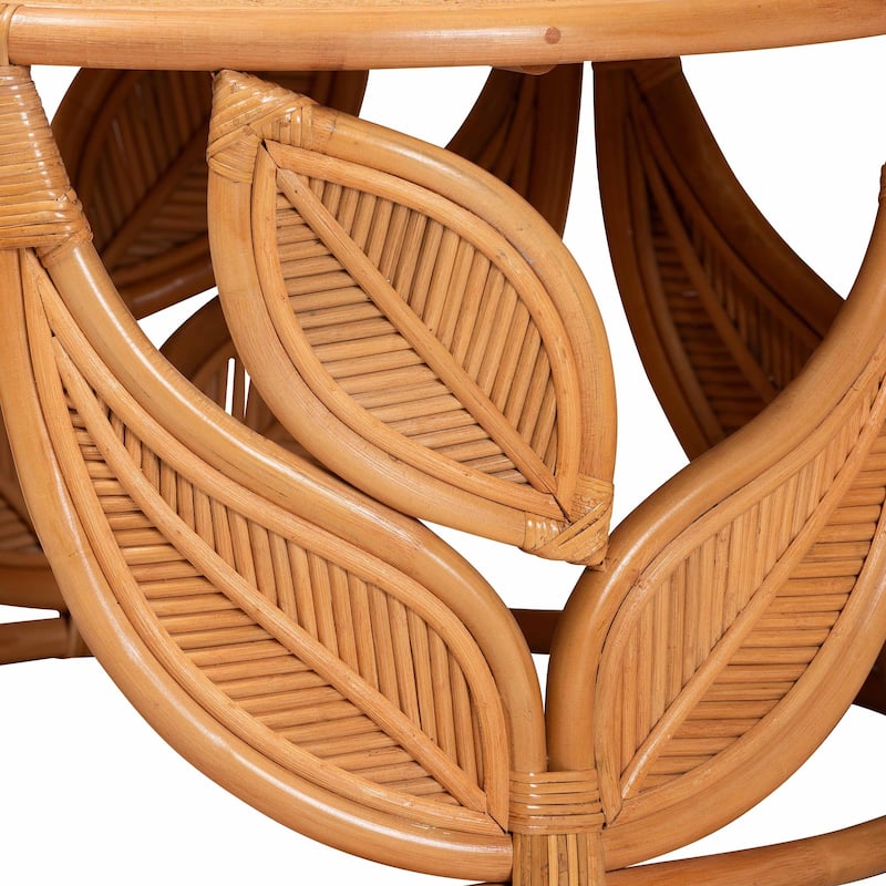 Raflesia Modern Bohemian Natural Rattan Coffee Table