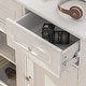 preview thumbnail 44 of 48, Large Entertainment Center Bookshelves 57x38 inch Hutch Space for TV