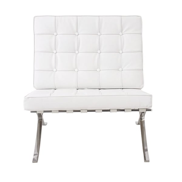 Pavilion Tufted Bonded Leather Lounge Chair On Sale Bed Bath