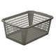 preview thumbnail 2 of 37, YBM Home Large Plastic Storage Basket for Organizing Grey - 1 Piece