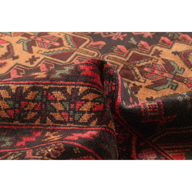 ECARPETGALLERY Hand-knotted Teimani Black Wool Rug - 3'6 x 6'6