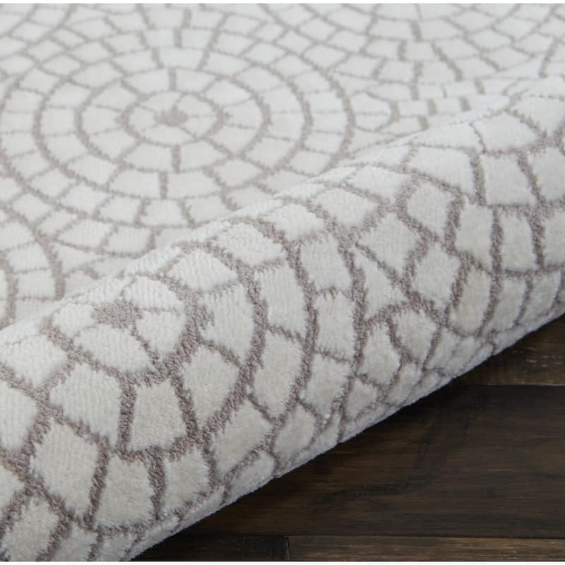 Nourison Urban Chic Modern Geometric Medallions Area Rug