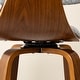 preview thumbnail 36 of 167, Glitzhome Set of 2 or 4 Modern Counter & Bar Height Wooden Swivel Bar Stools