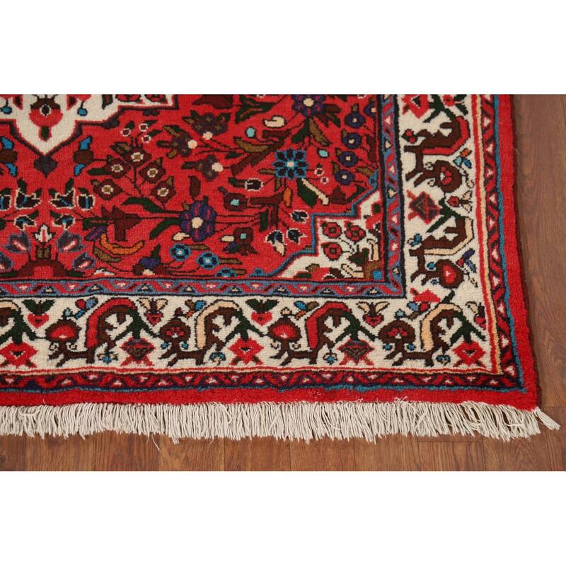 Floral Lilian Persian Area Rug Handmade Wool Carpet - 4'6" x 6'7"