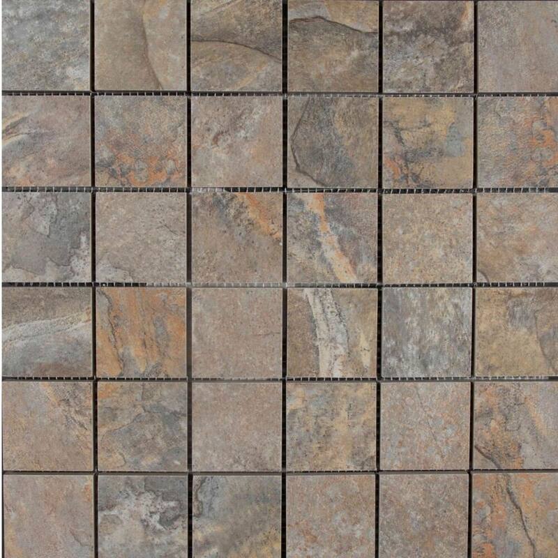 Austin 2x2 Grey Matte Porcelain Mosaic Tile - Floor, Wall & Backsplash