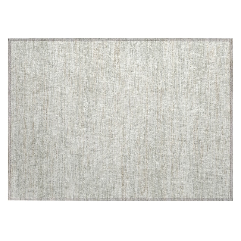 Machine Washable Indoor/ Outdoor Chantille Abstract Stripe Rug