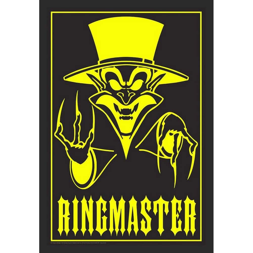 ICP Ringmaster Non Flock Blacklight Framed Poster - 24 x 36 Inch