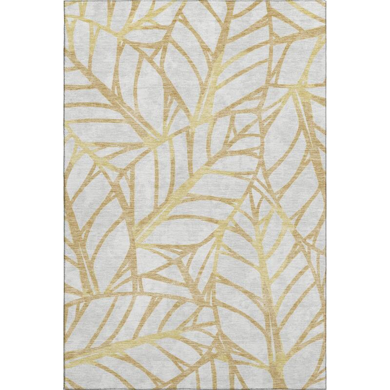 Premium Washable Super Soft Modern Palm Mayfield Rug