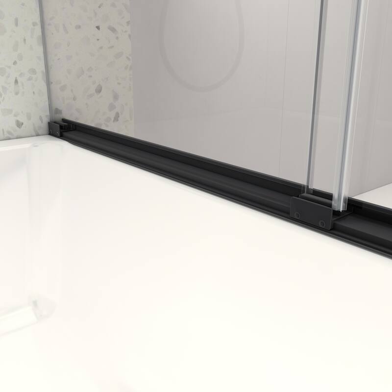 Frameless Double Sliding Shower Door - 54*76