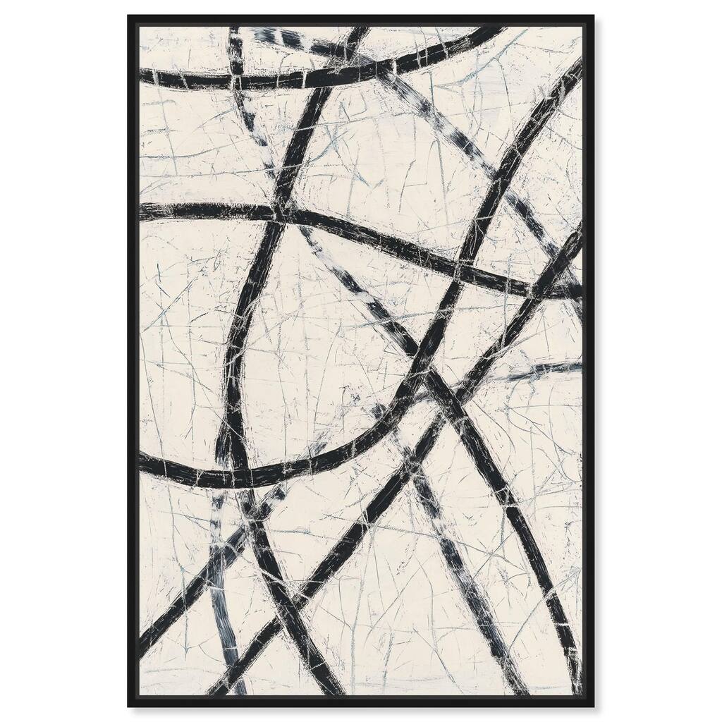 Intersecting Lines II Canvas by Art Remedy