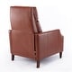 preview thumbnail 38 of 44, Brooklyn Faux Leather Push Back Recliner by Greyson Living