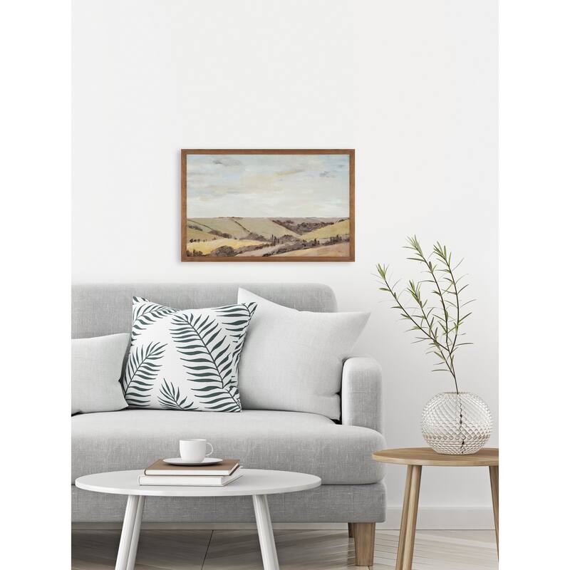 Valley Below Framed Print