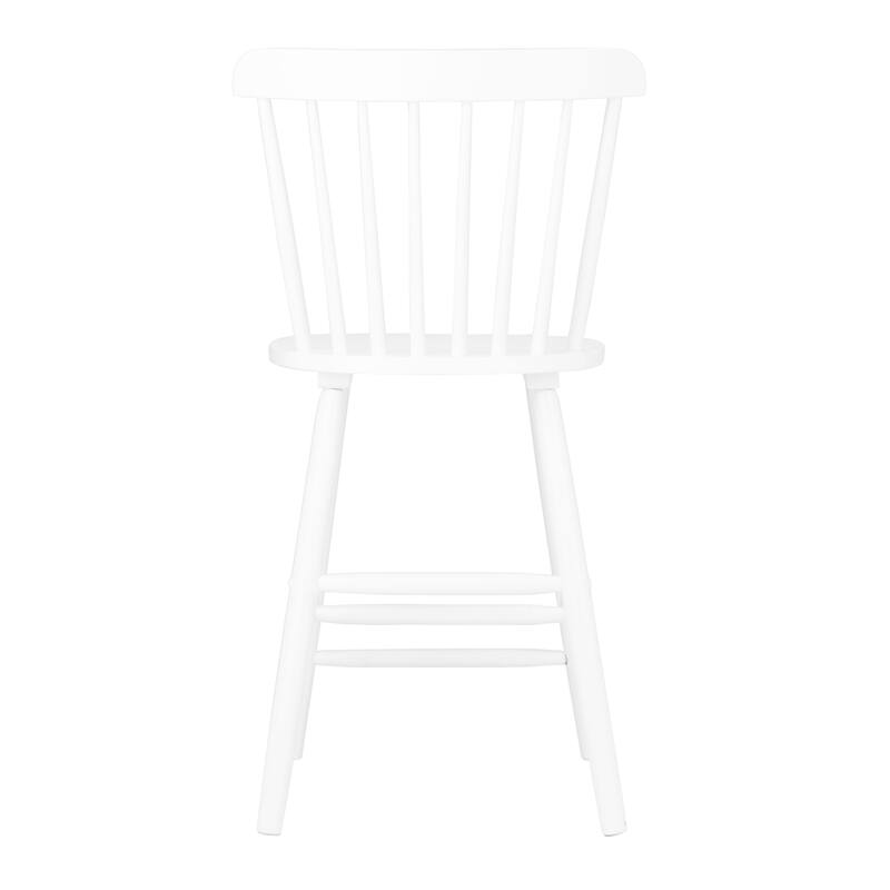 SAFAVIEH Arra 24-inch Spindle Farmhouse Counter Stool (Set of 2) - 19.9" x 20.1" x 43.1" - 20"W x 20"D x 38"H