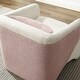 preview thumbnail 15 of 15, Mid Century Modern Armchair,Swivel Chair for Living Room, Bedroom - 30" x 29.5" Pink