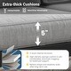 preview thumbnail 10 of 33, 3-Seater Outdoor Couch with Plush Cushions, Broad Armrests and Contoured Backrests