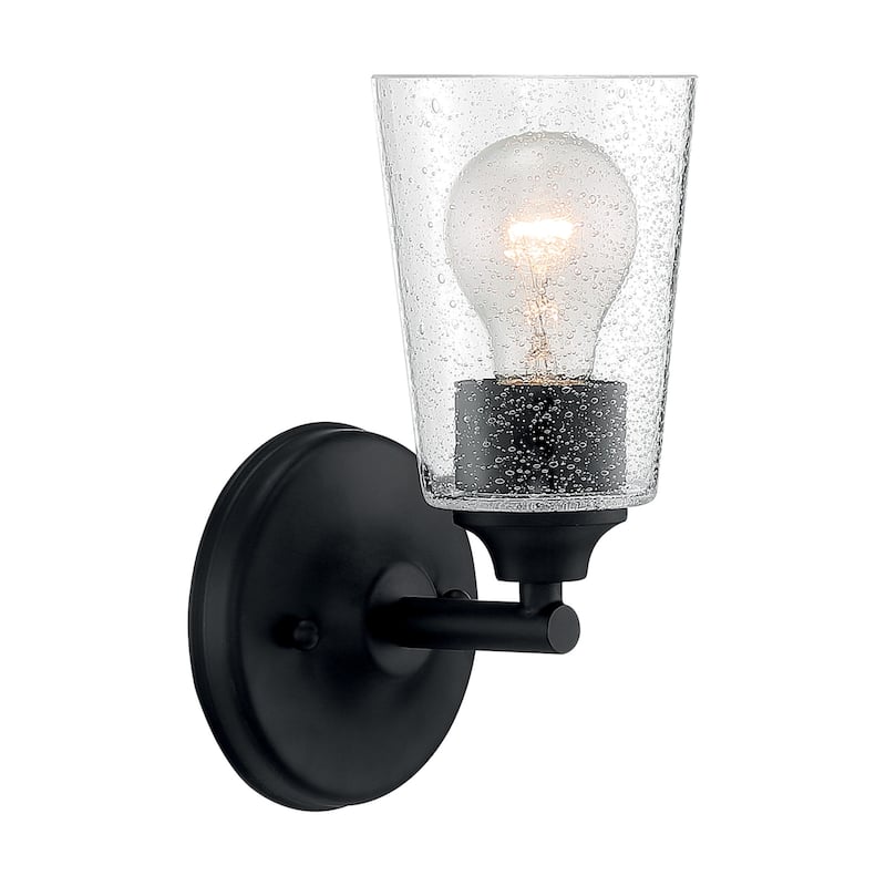 Bellevue NVBF99651 Tussle 9" Tall Bathroom Sconce - Matte Black