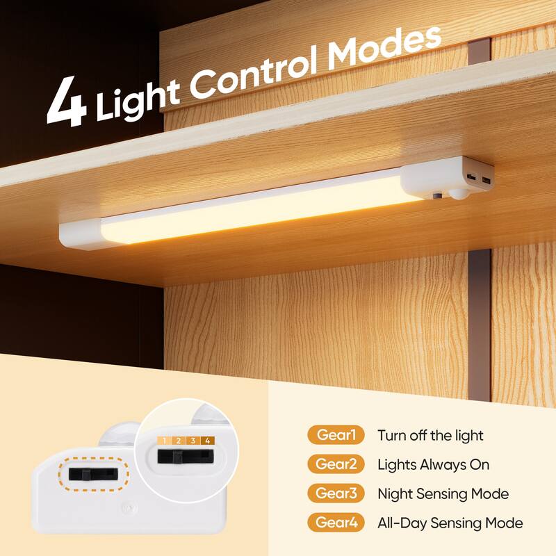 Arched Storage Cabinet With Glass Doors & Auto Sensor LED Lights