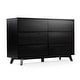 preview thumbnail 11 of 43, Max and Lily Scandinavian 6 Drawer Dresser